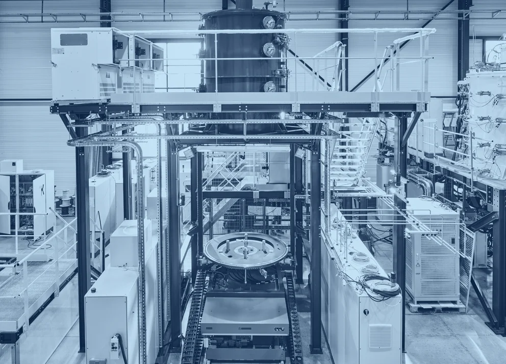 CVD System in a production hall environment