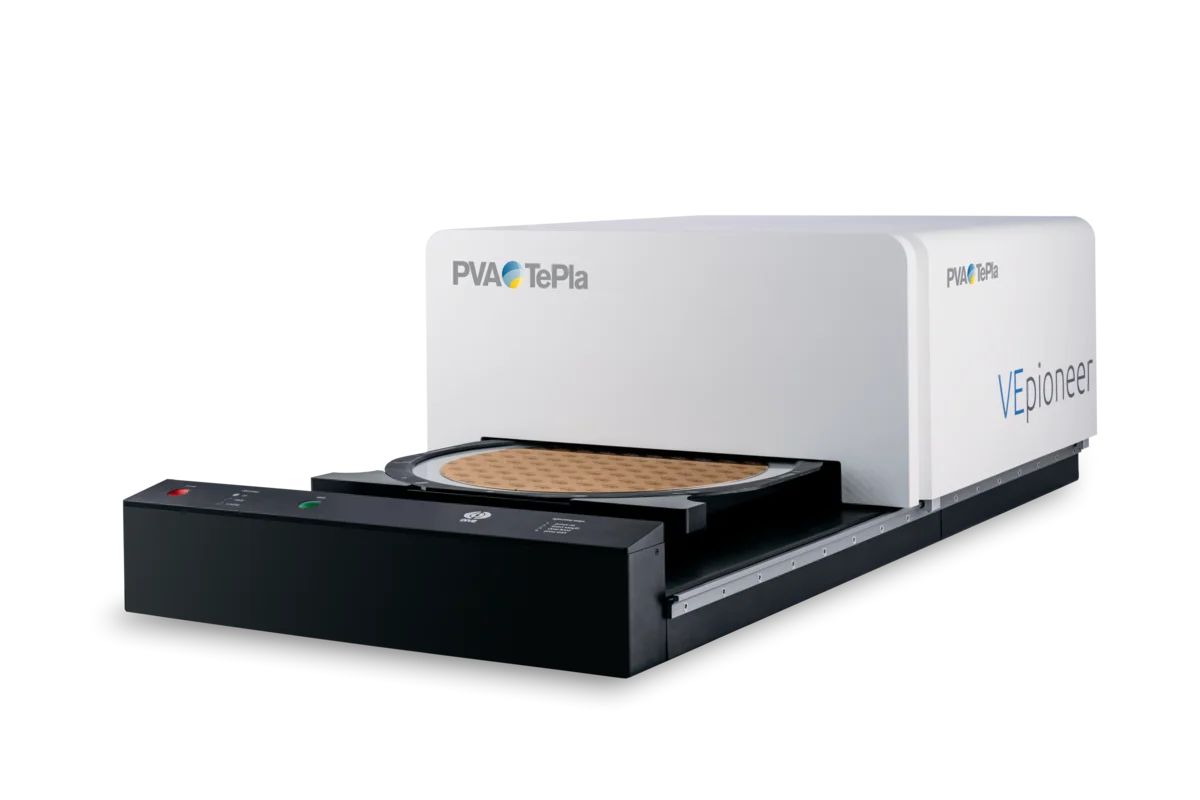 PVA TePla VEpioneer benchtop acoustic microscopy system.