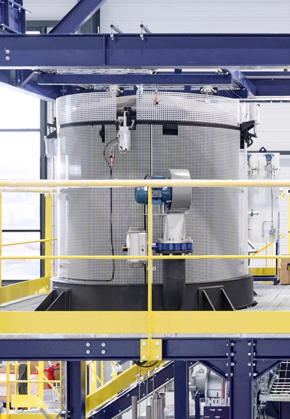 Fluoride ion cleaning system with multiple process modules in an industrial facility