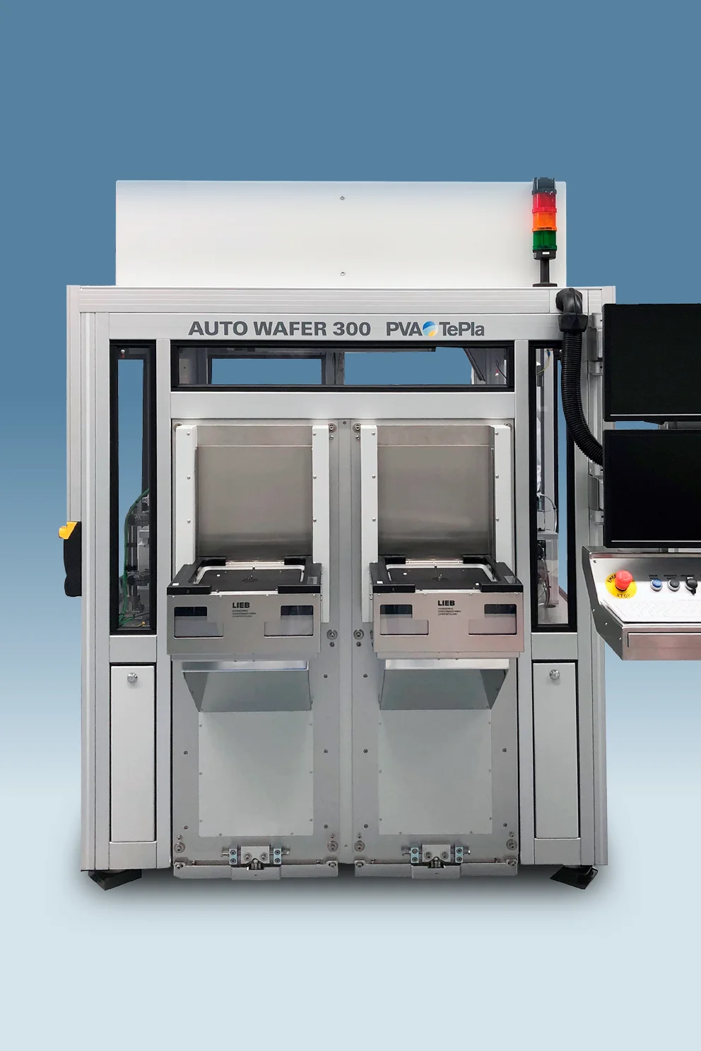 SAM Auto-Wafer system from the front with monitor
