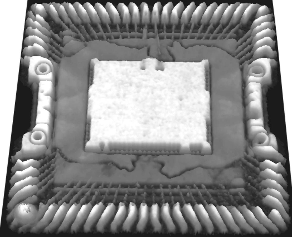 Z-scan by ultrasonic microscopy to explain the individual layers and structures of components for delamination and crack detection. 