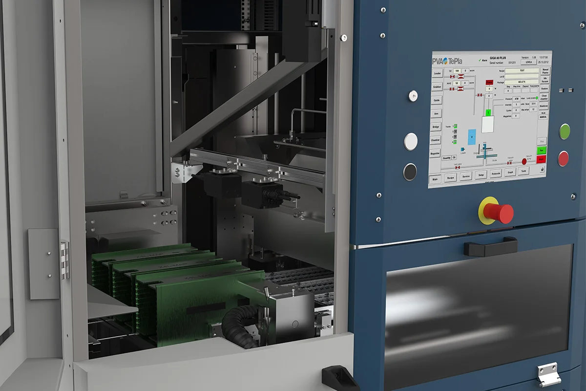 80Plus system with automated wafer handling and integrated process chamber